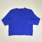 Vintage Polo Ralph Lauren Blue Knit Jumper ( XL )
