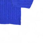 Vintage Polo Ralph Lauren Blue Knit Jumper ( XL )