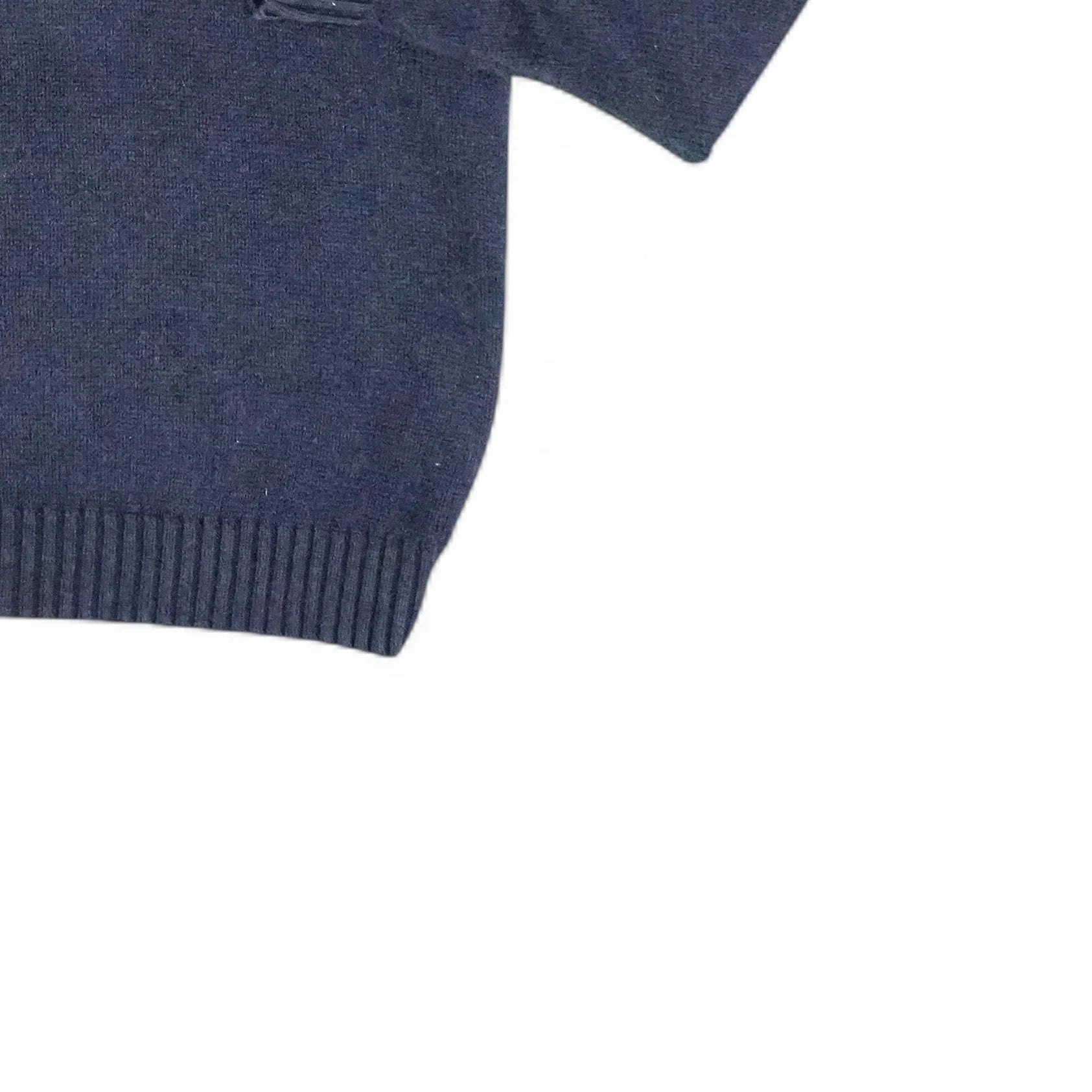 Vintage Polo Ralph Lauren Navy Knit Jumper ( L )