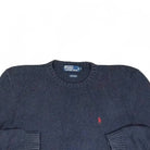 Vintage Polo Ralph Lauren Navy Knit Jumper ( L )