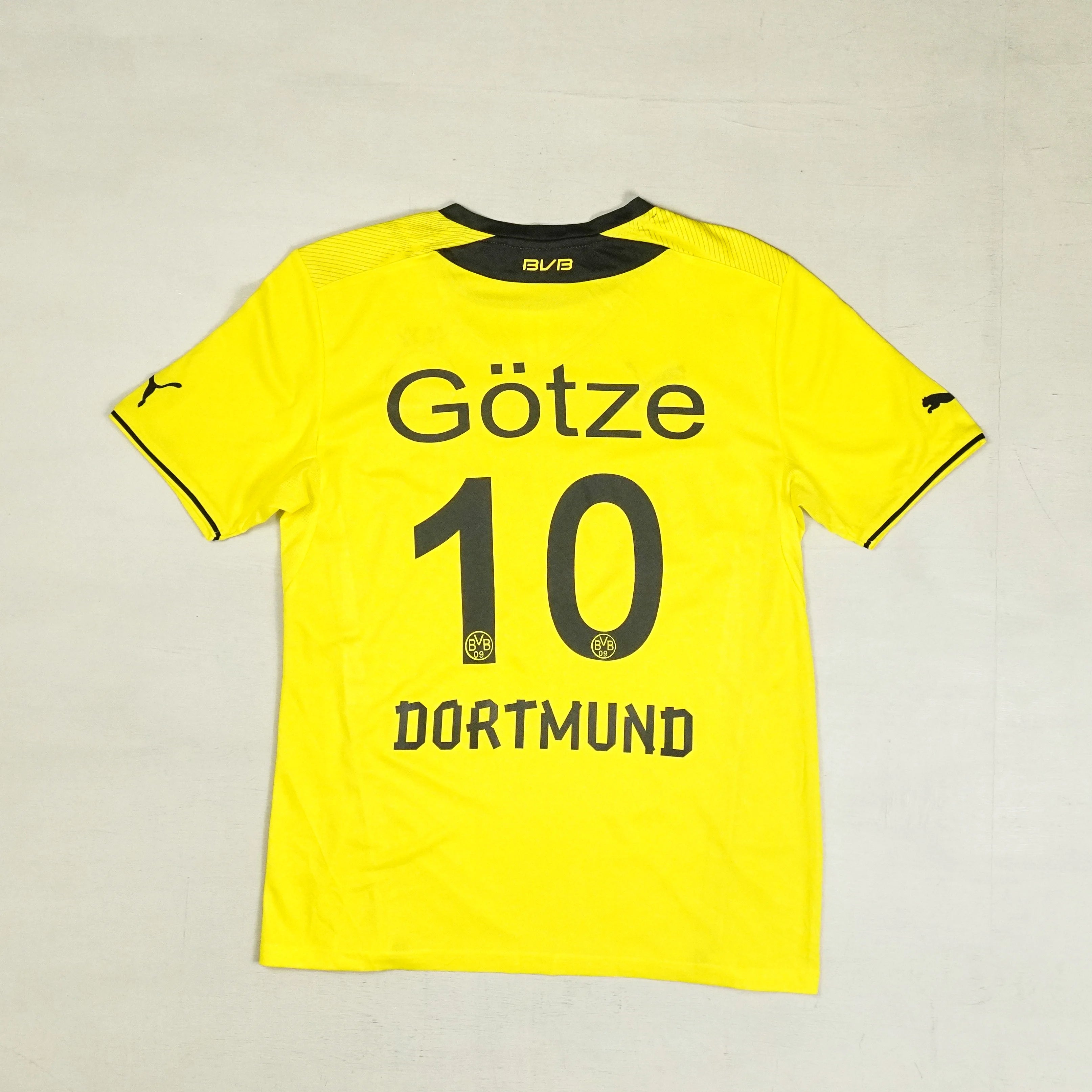 Borussia Dortmund Mario Götze 2013-2014 Puma Home Jersey (M)
