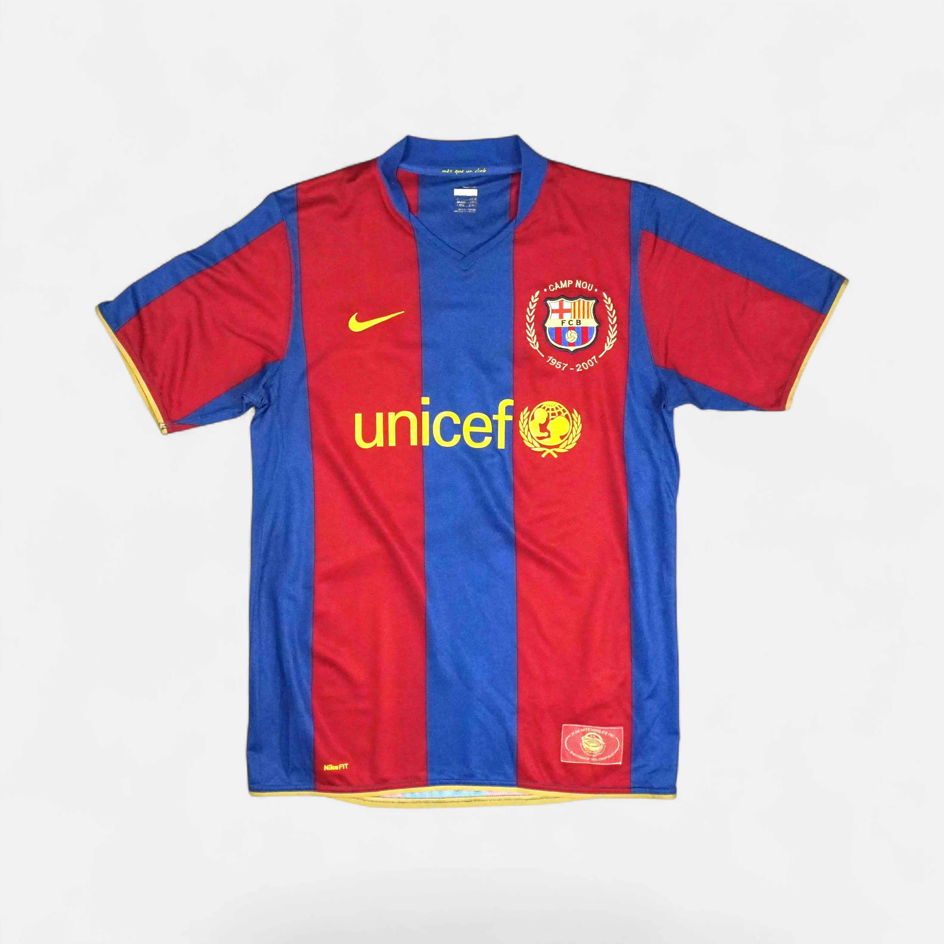 Fc Barcelona 2007-2008 Nike Home Jersey (M)