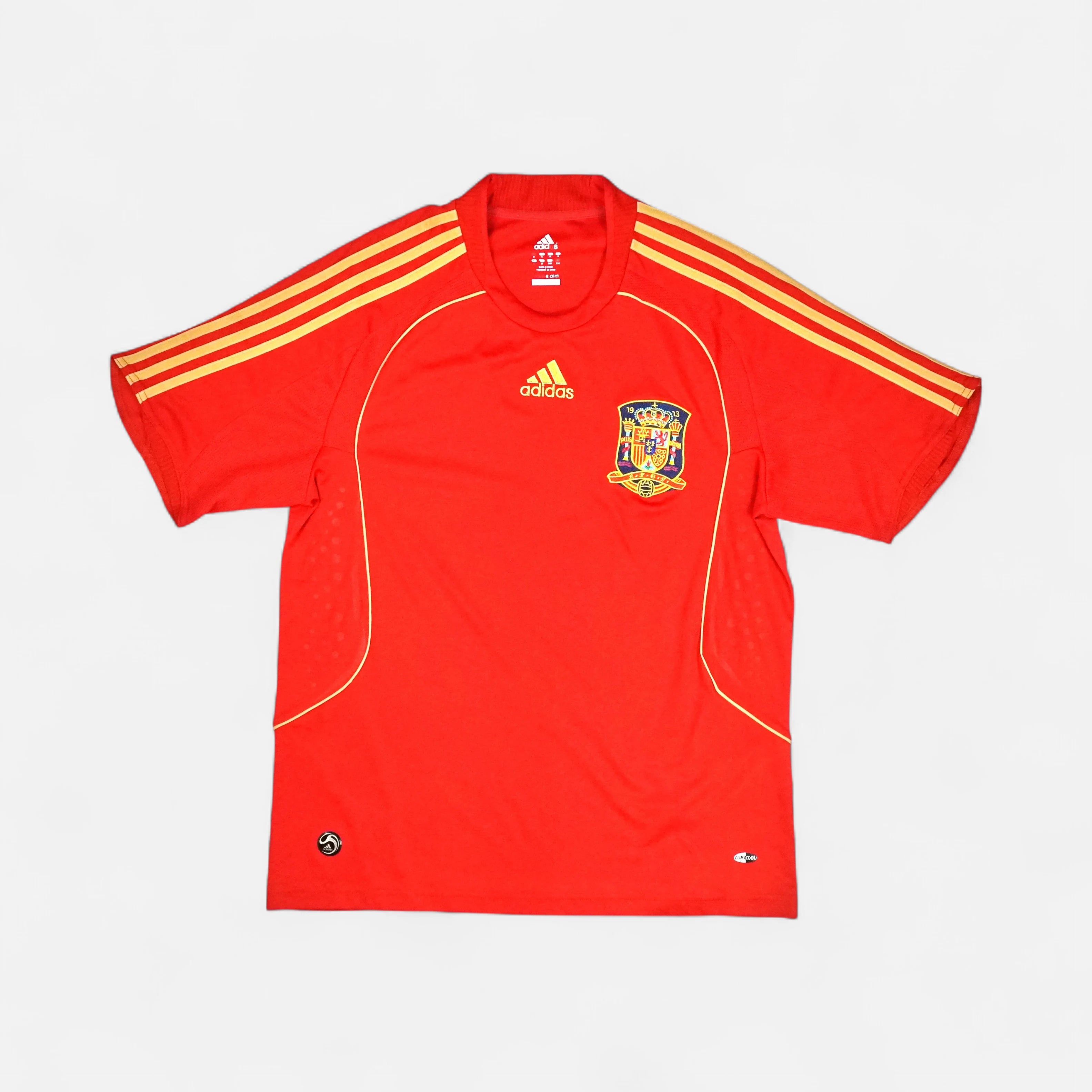 Spain 2008-2009 Adidas Home Jersey (M)