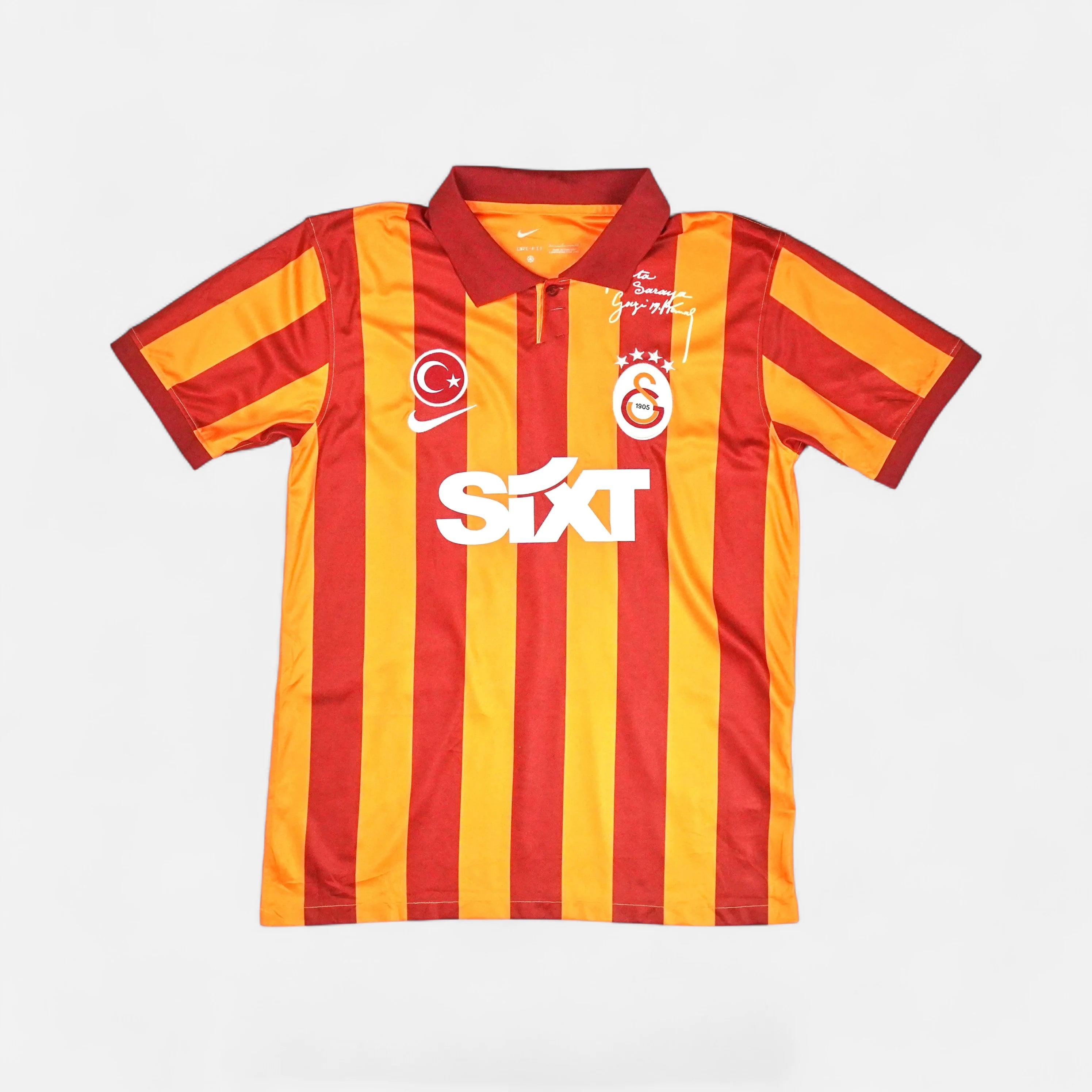 Galatasaray 100th Anniversary Jersey Elea 2023-2024 Nike Home Jersey (S)