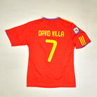 Spain David Villa 2010 Adidas Home Jersey (XL)