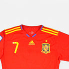 Spain David Villa 2010 Adidas Home Jersey (XL)