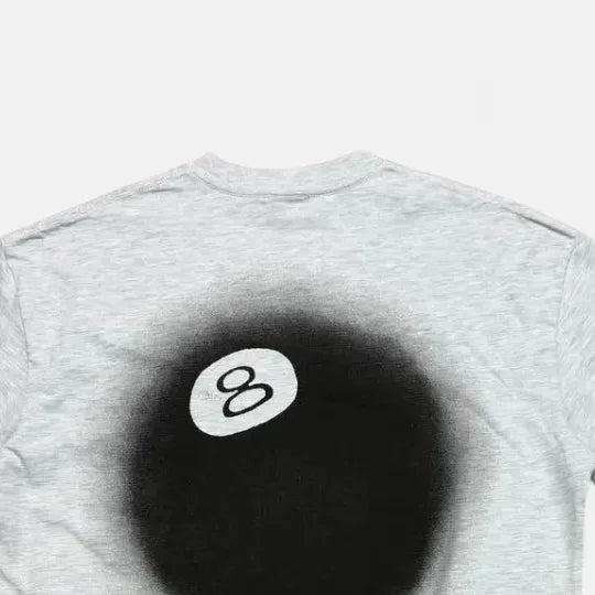 Stüssy Grey Stüssy 8-Ball T-shirt