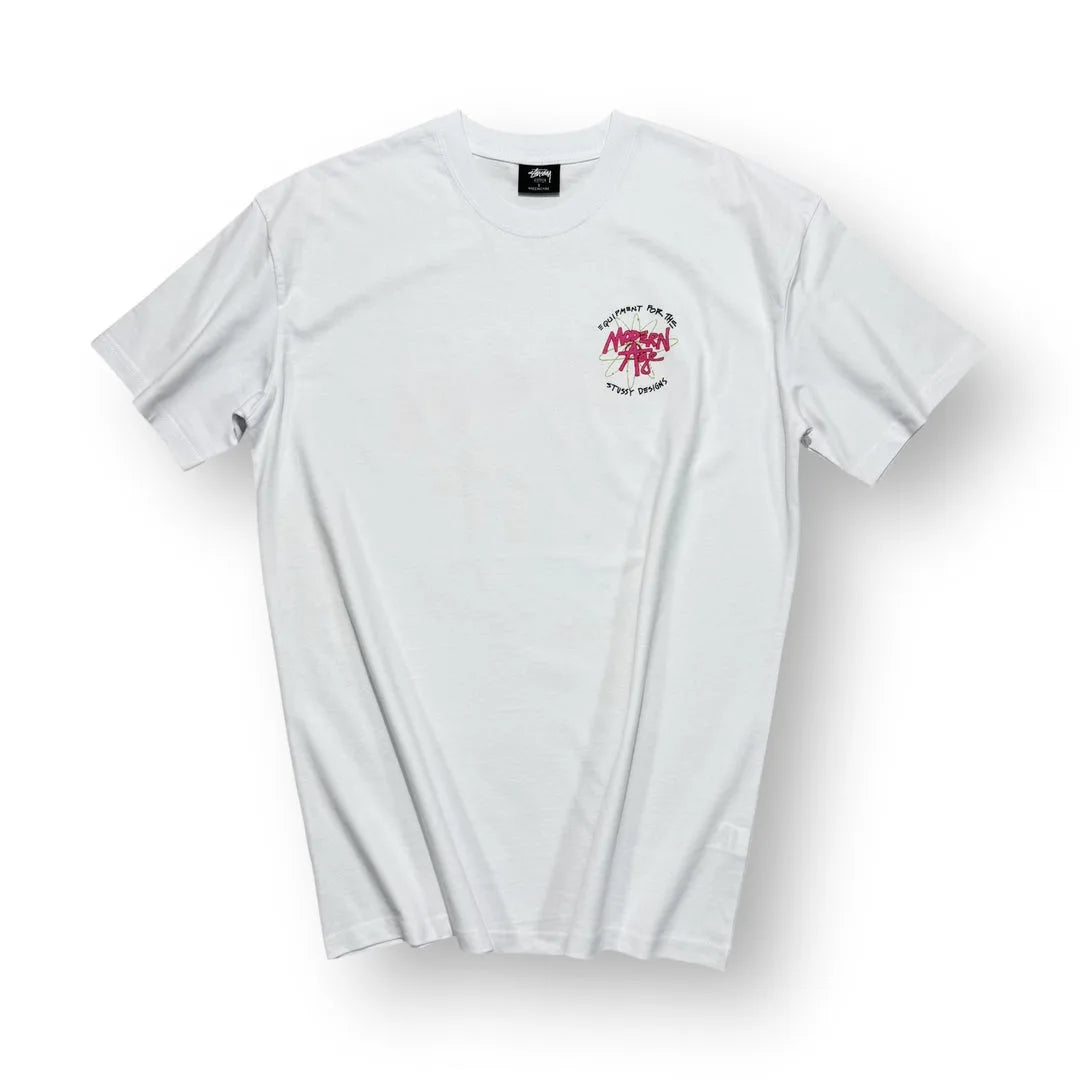 Stüssy White Modern Age / Stussy Designs T-shirt