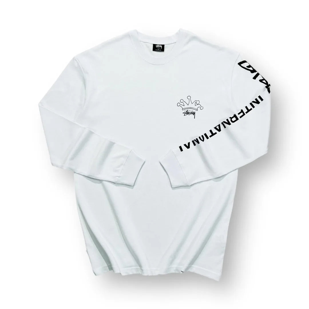 Stüssy White Stussy Long Sleeve T-shirt