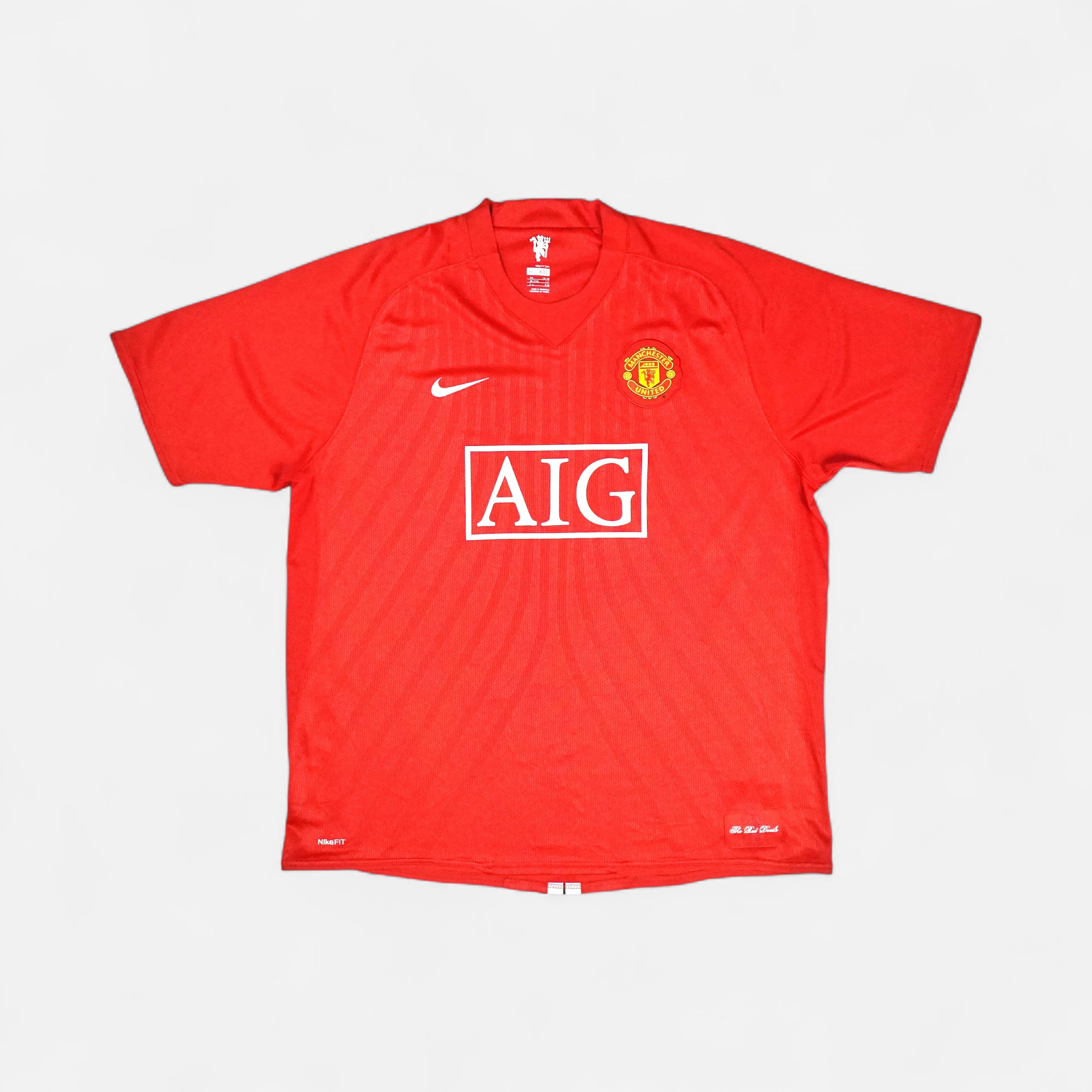 Manchester United 2007-2008 Nike Home Jersey (XXL)