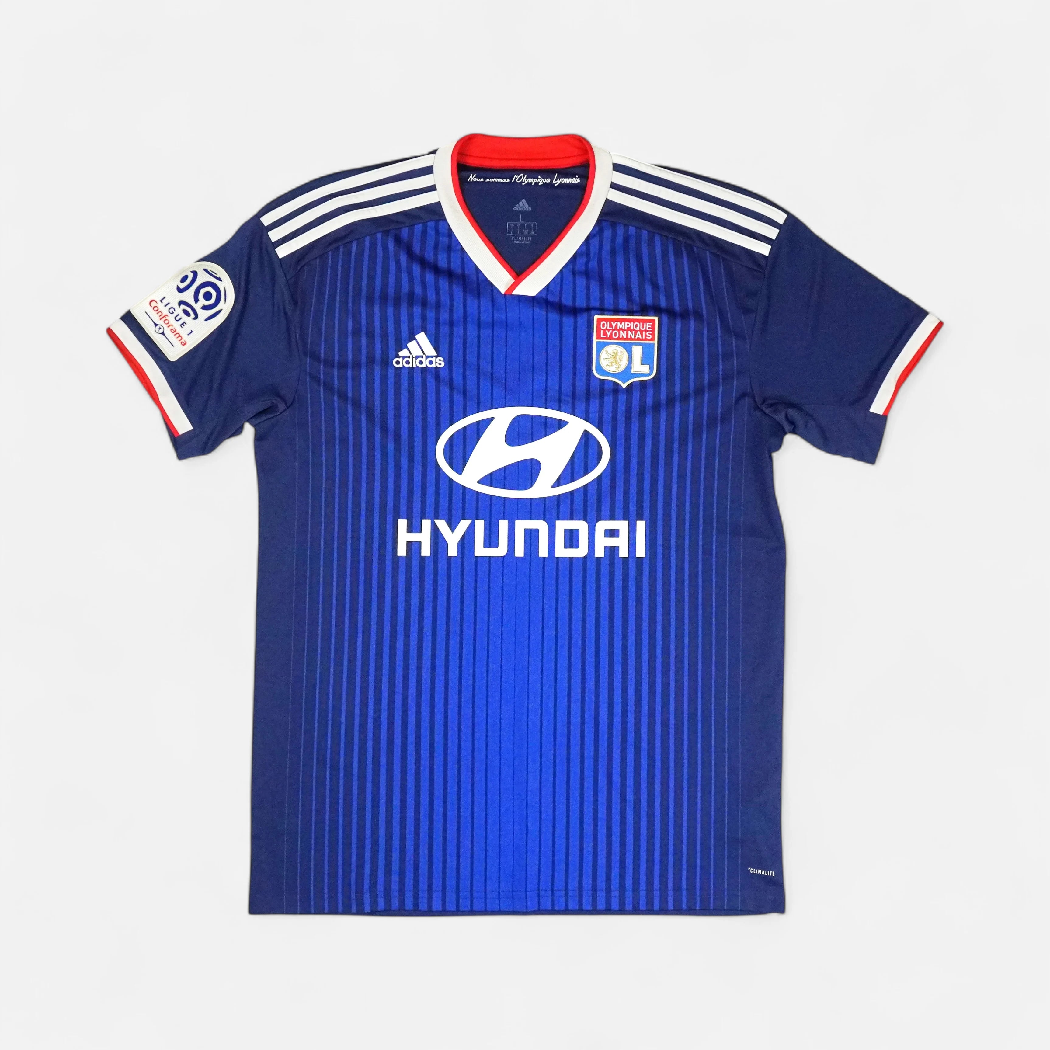 Olympique Lyonnais Robert 2019-2020 Adidas Home Jersey (M)