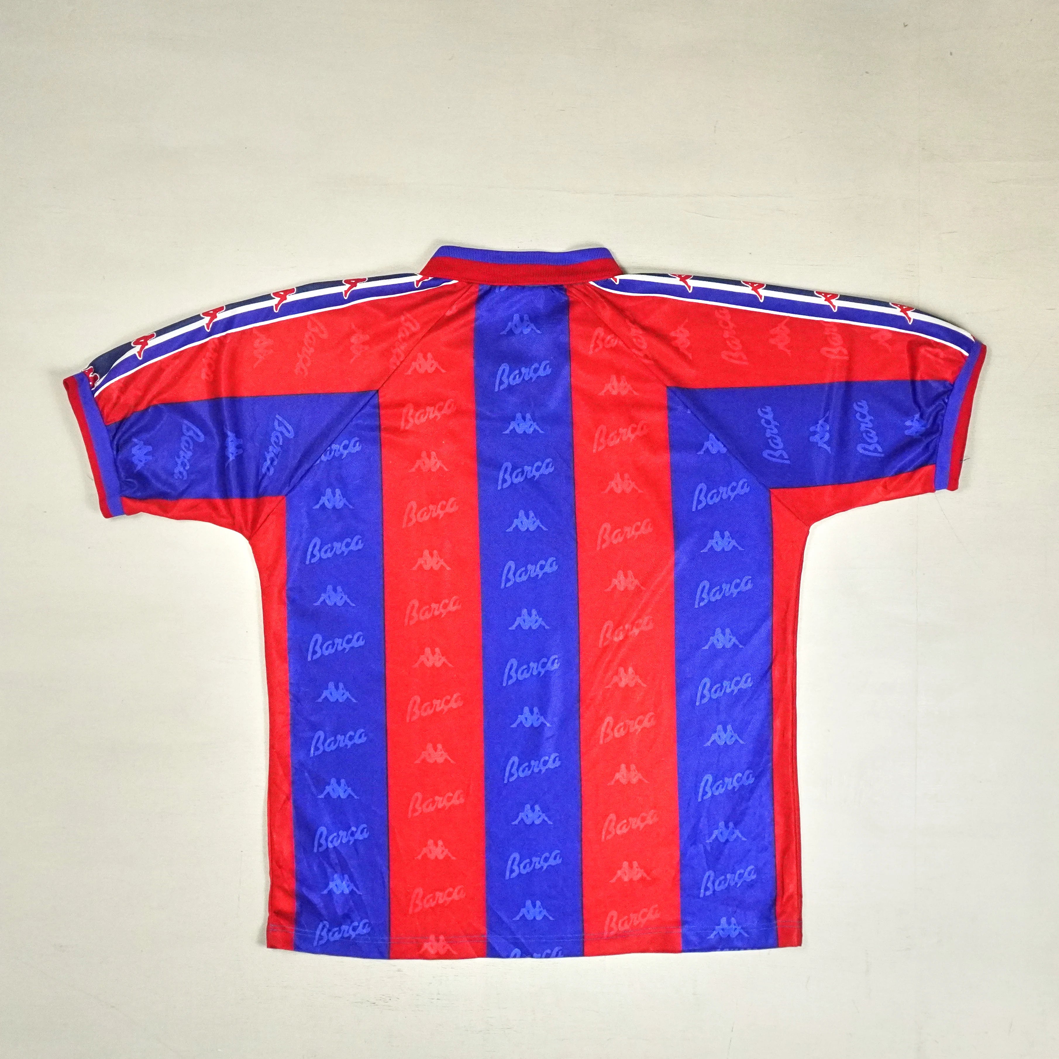 Fc Barcelona 1995-96 Kappa Home Jersey (L)