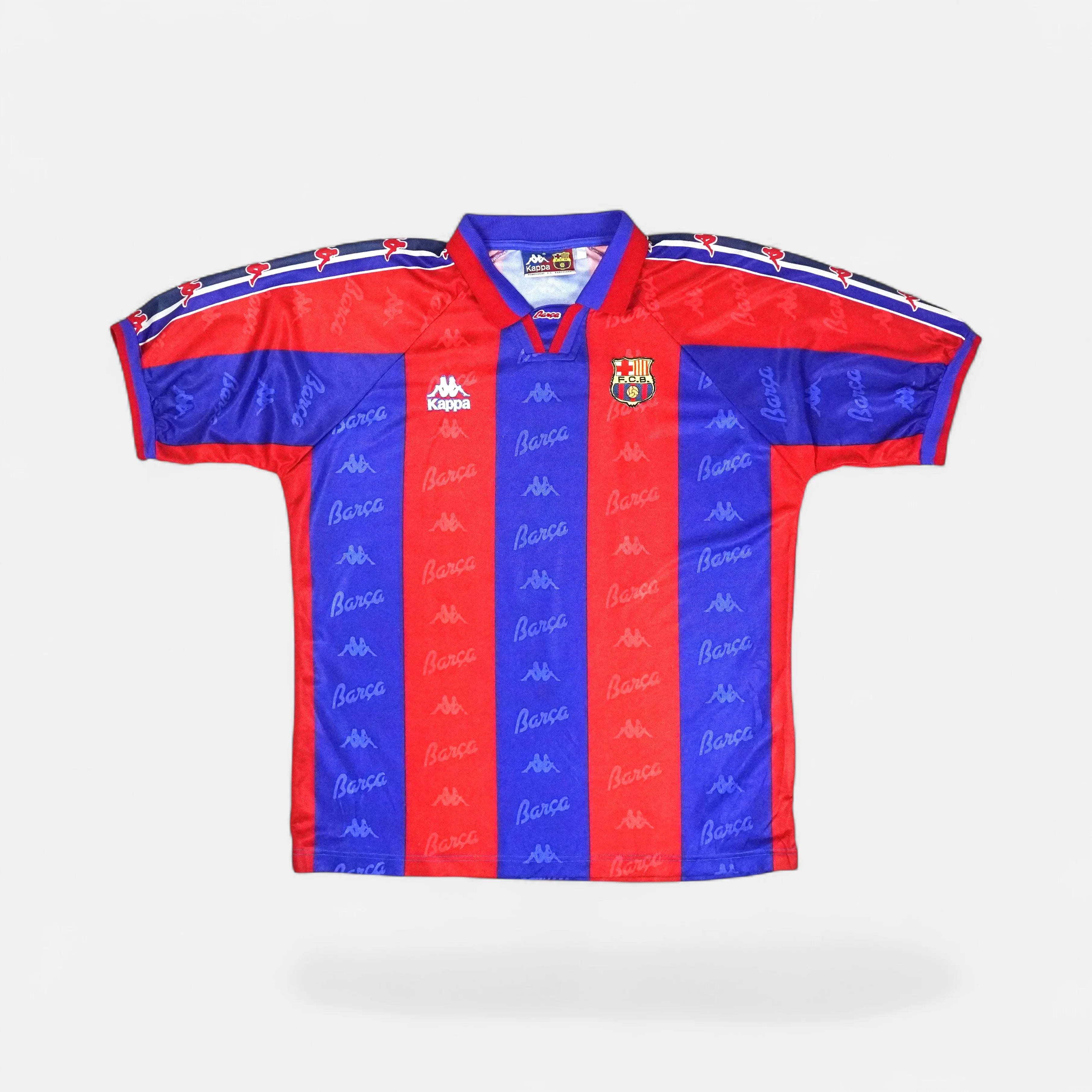 Fc Barcelona 1995-96 Kappa Home Jersey (L)