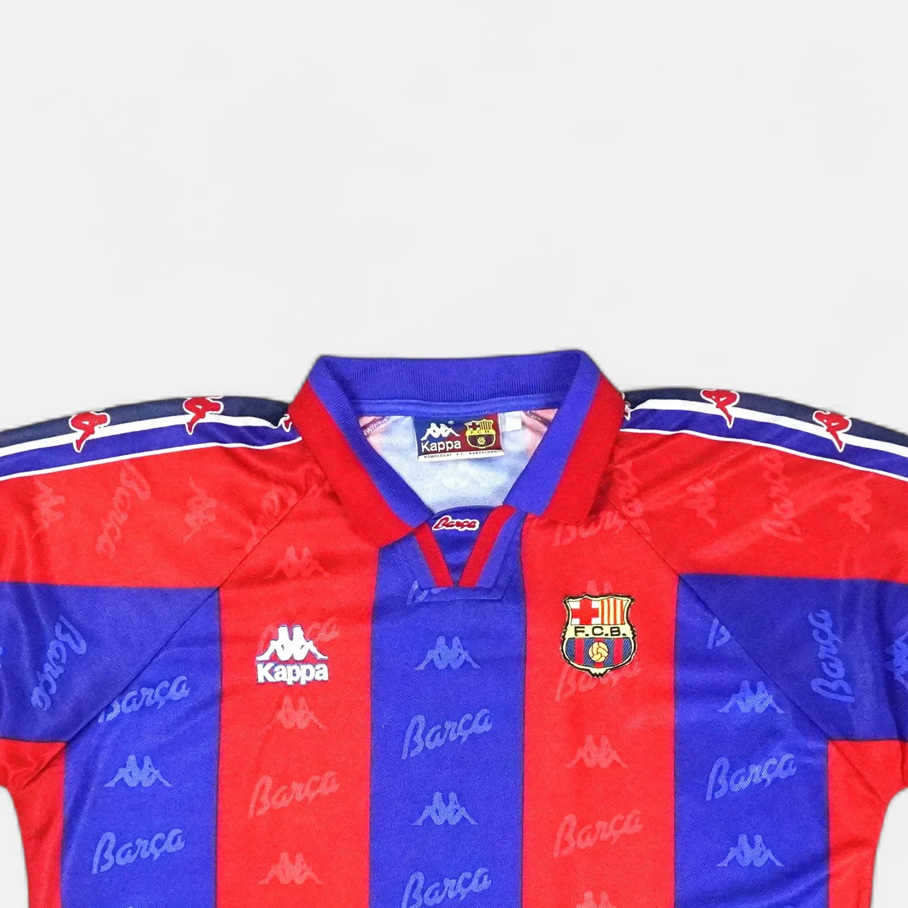Fc Barcelona 1995-96 Kappa Home Jersey (L)