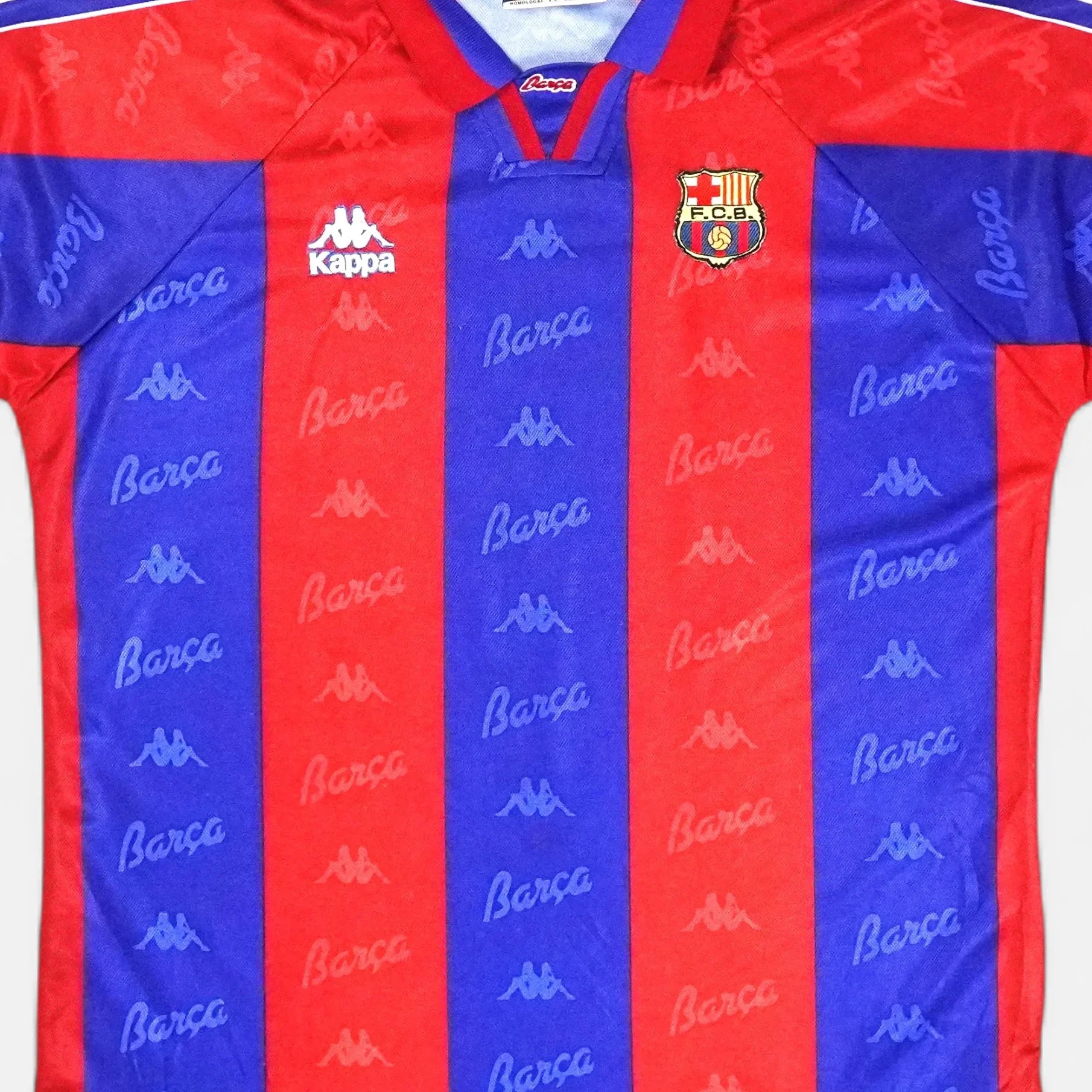 Fc Barcelona 1995-96 Kappa Home Jersey (L)