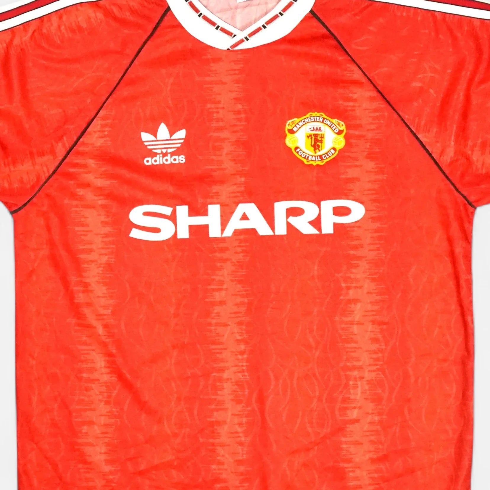 Manchester United 1990-1992 Adidas Home Jersey (L)