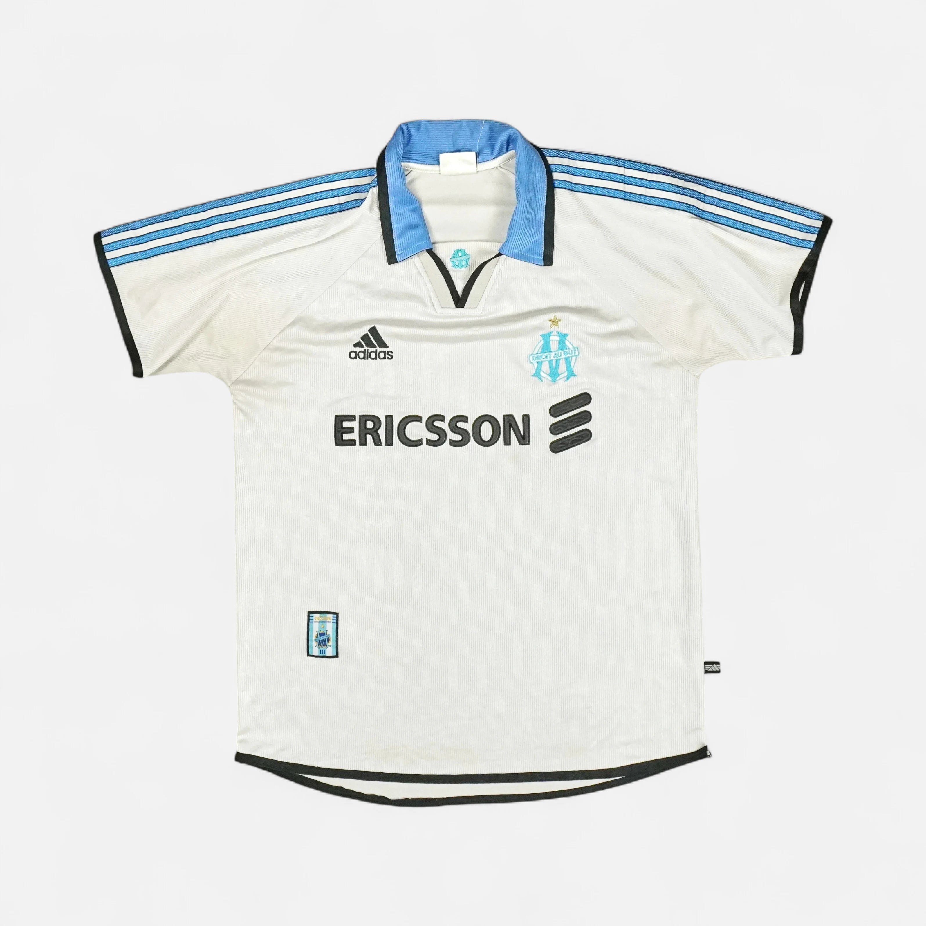 Olympique De Marseille 1999-2000 Adidas Home Jersey (M)