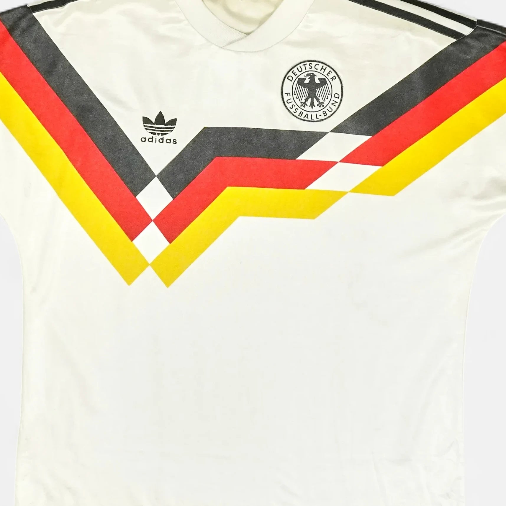 Germany Klinsmann 1989-1990 Adidas Home Jersey (M)