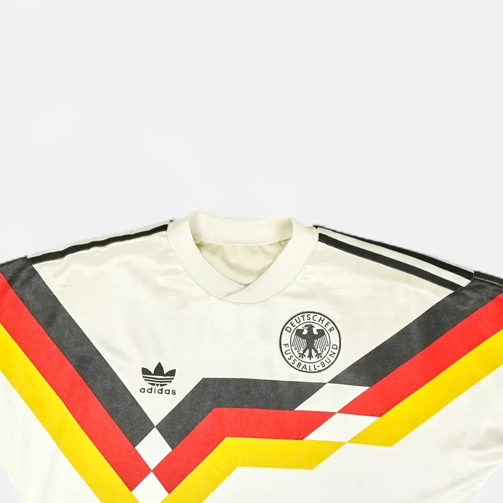 Germany Klinsmann 1989-1990 Adidas Home Jersey (M)