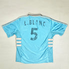 Olympique De Marseille Laurent Blanc 1997-1998 Adidas Home Jersey (XL)