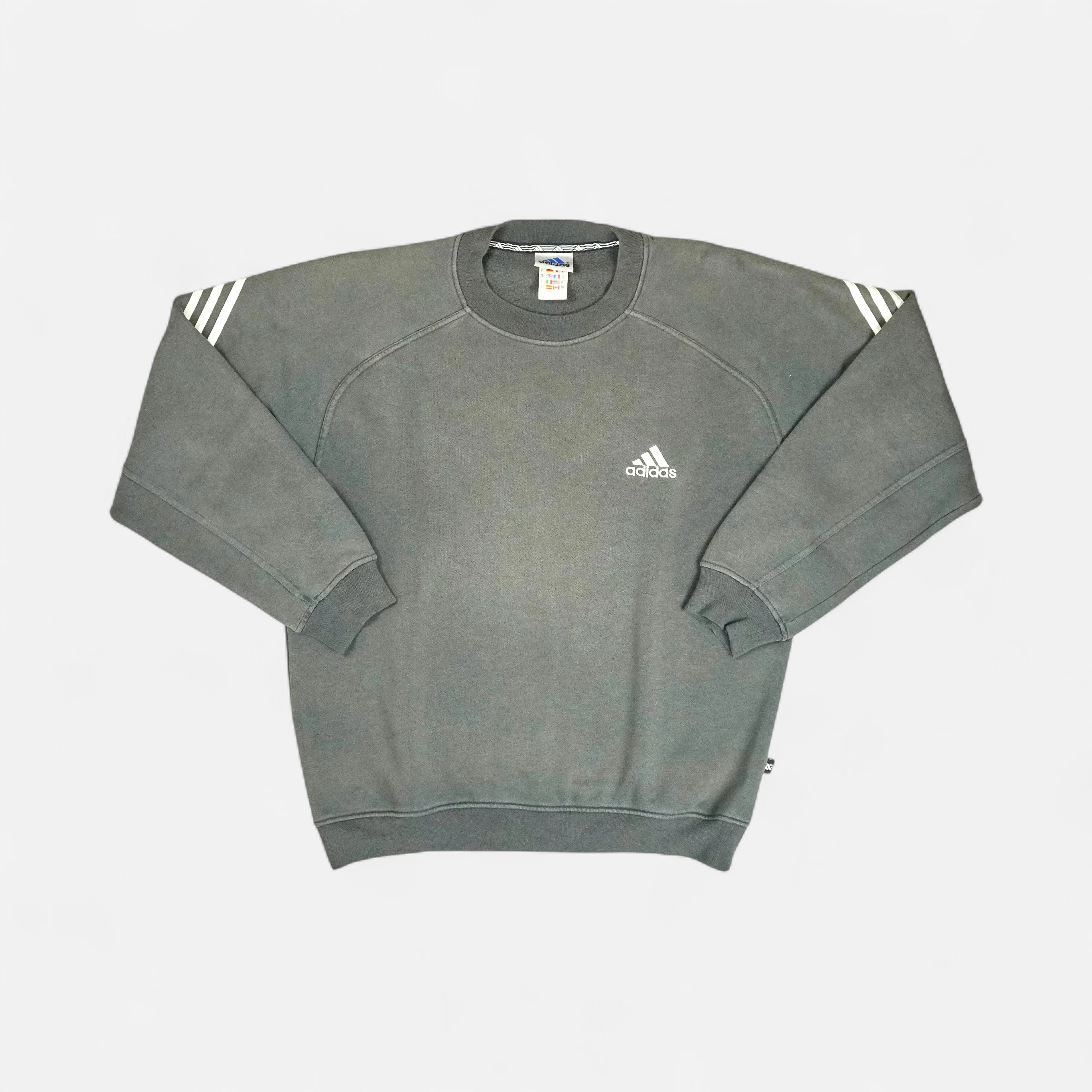 Vintage Adidas Gray sweatshirt (XL)