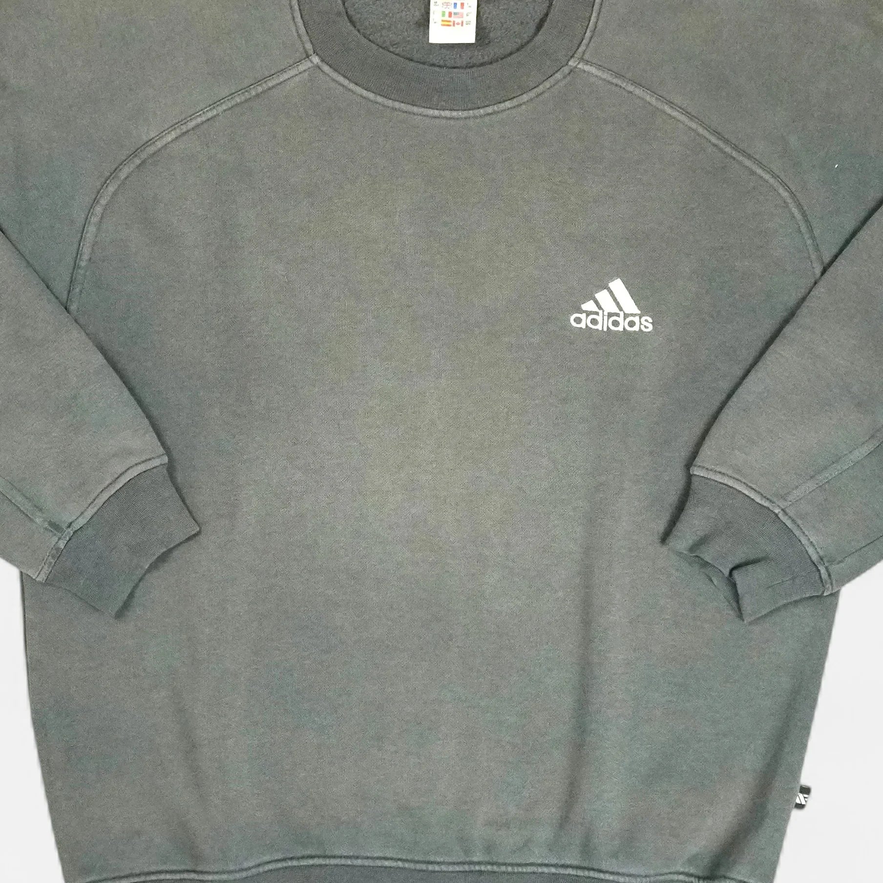 Vintage Adidas Gray sweatshirt (XL)
