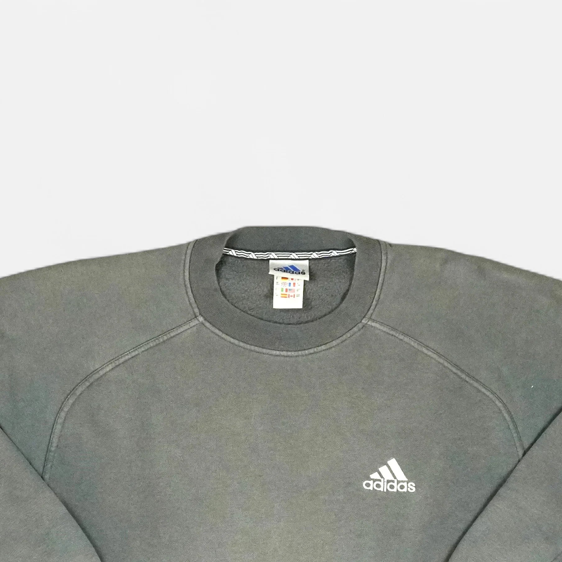 Vintage Adidas Gray sweatshirt (XL)