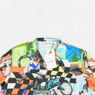Vintage House Of Sunny Blue button-up shirt (L)