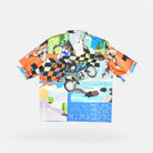Vintage House Of Sunny Blue button-up shirt (L)