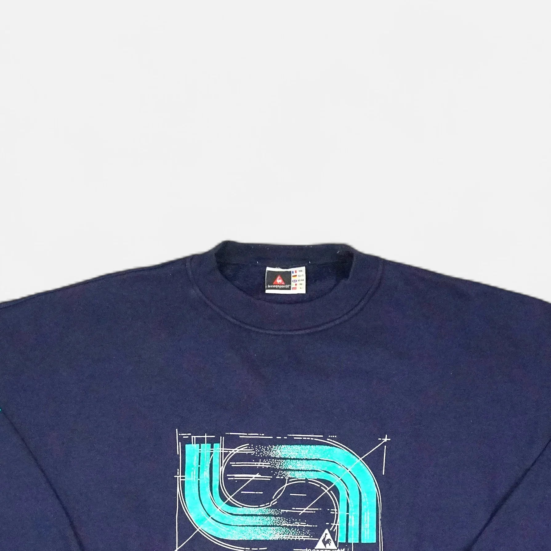 Vintage Lacoste Navy Sweatshirt (XL)
