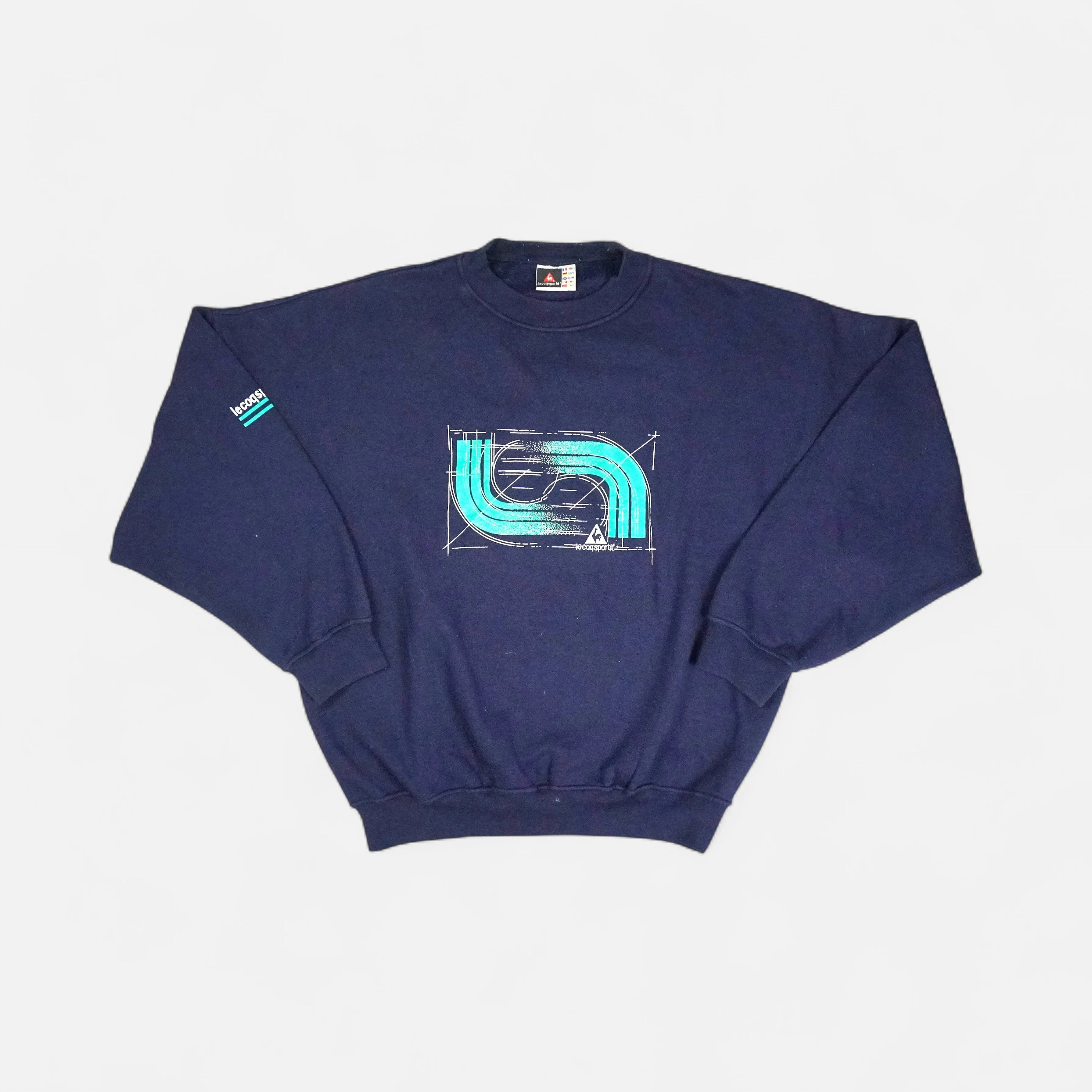 Vintage Lacoste Navy Sweatshirt (XL)