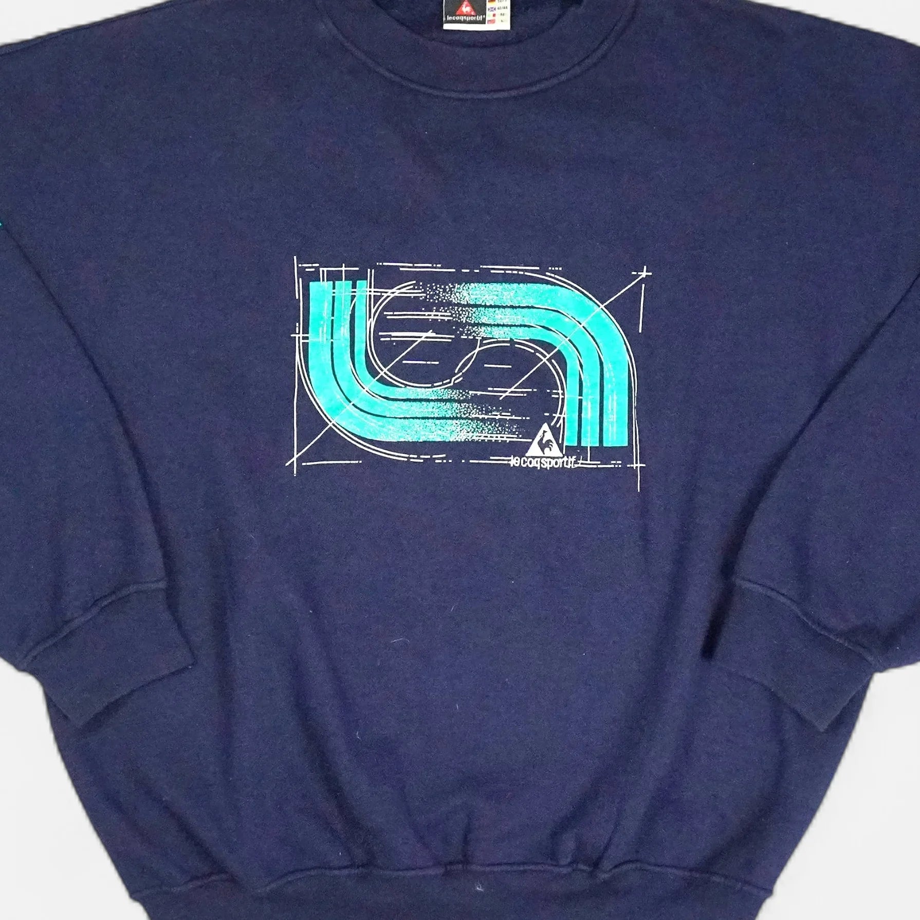 Vintage Lacoste Navy Sweatshirt (XL)