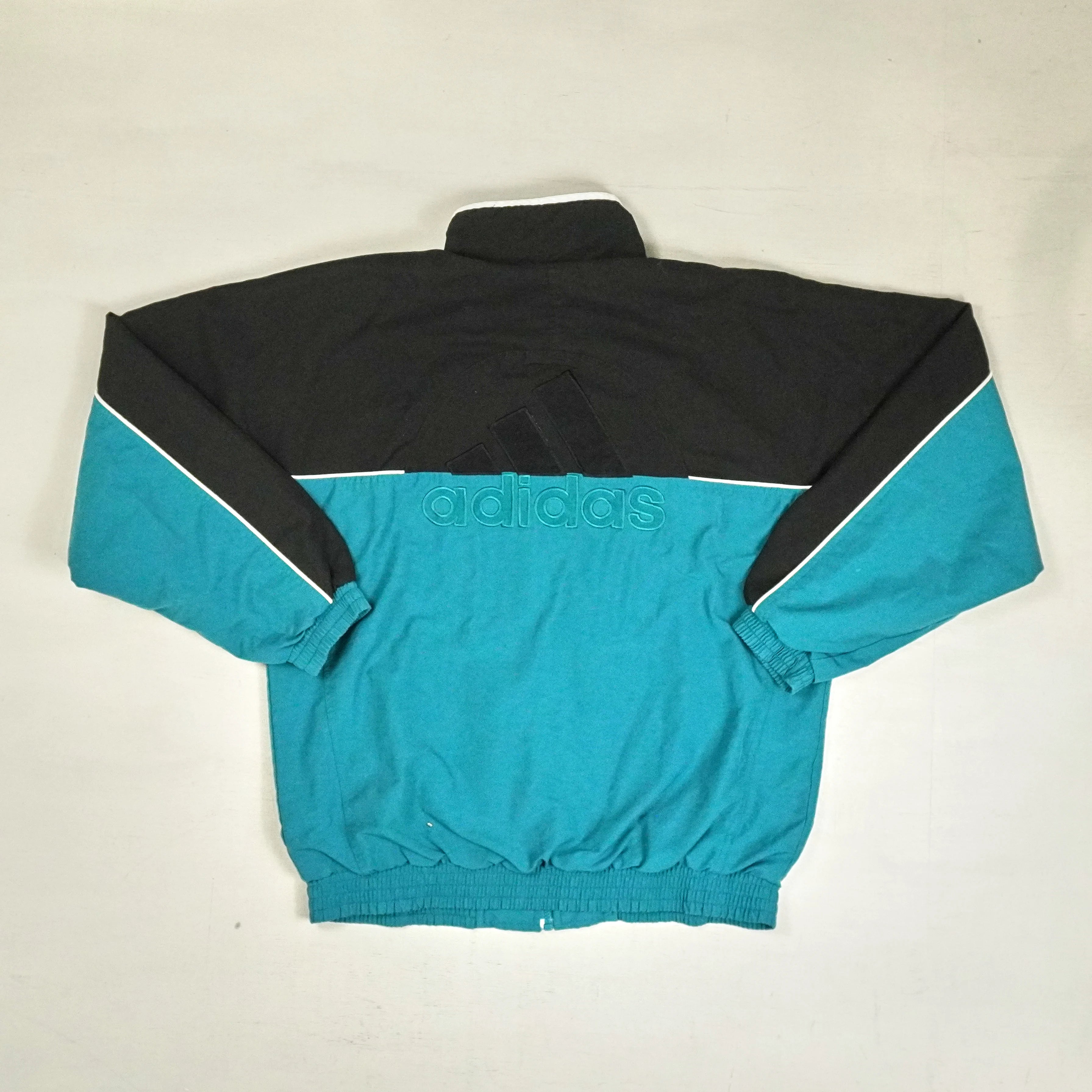 Vintage Adidas Green track jacket (L) – SourcedBySab