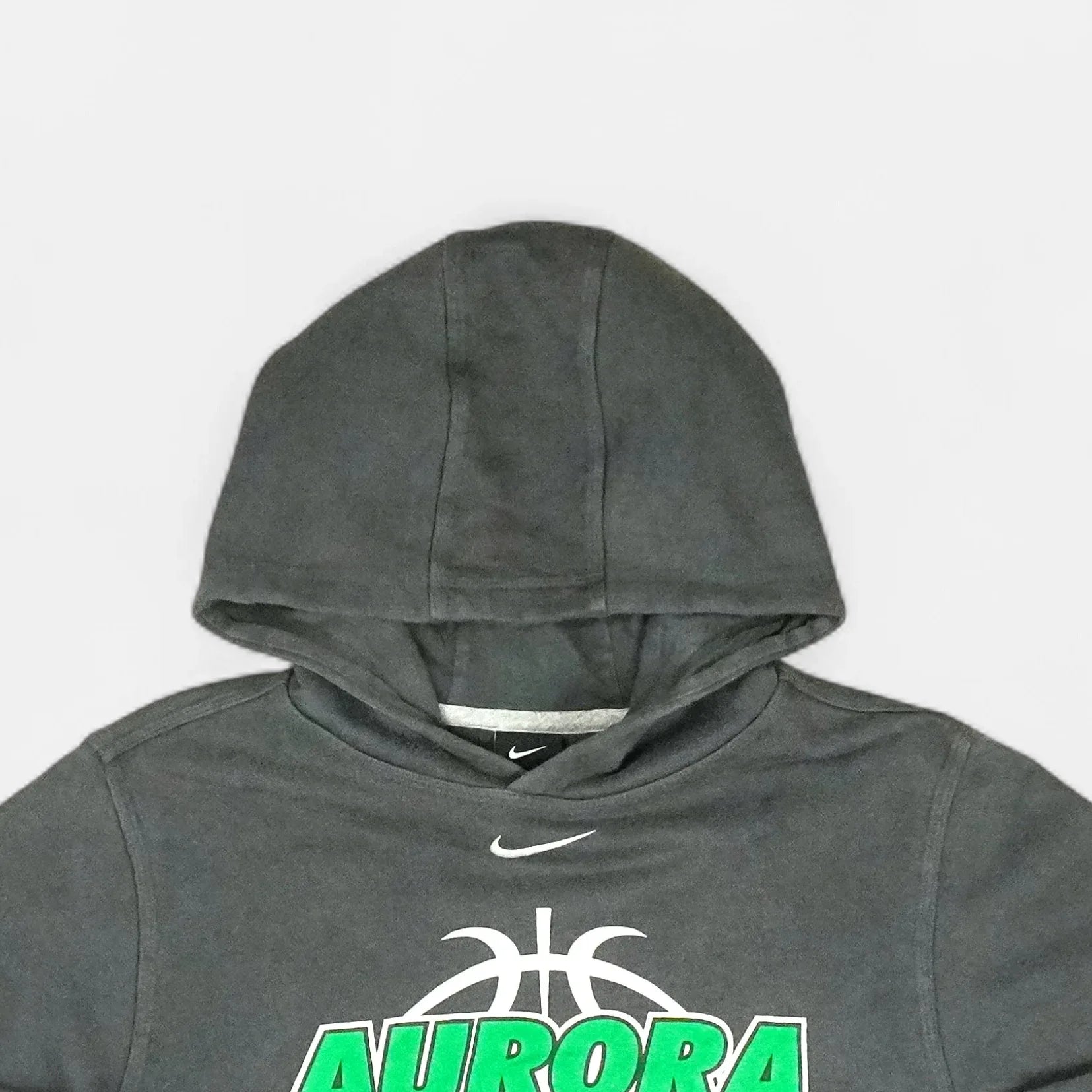 Vintage Gray hoodie sweatshirt (S)