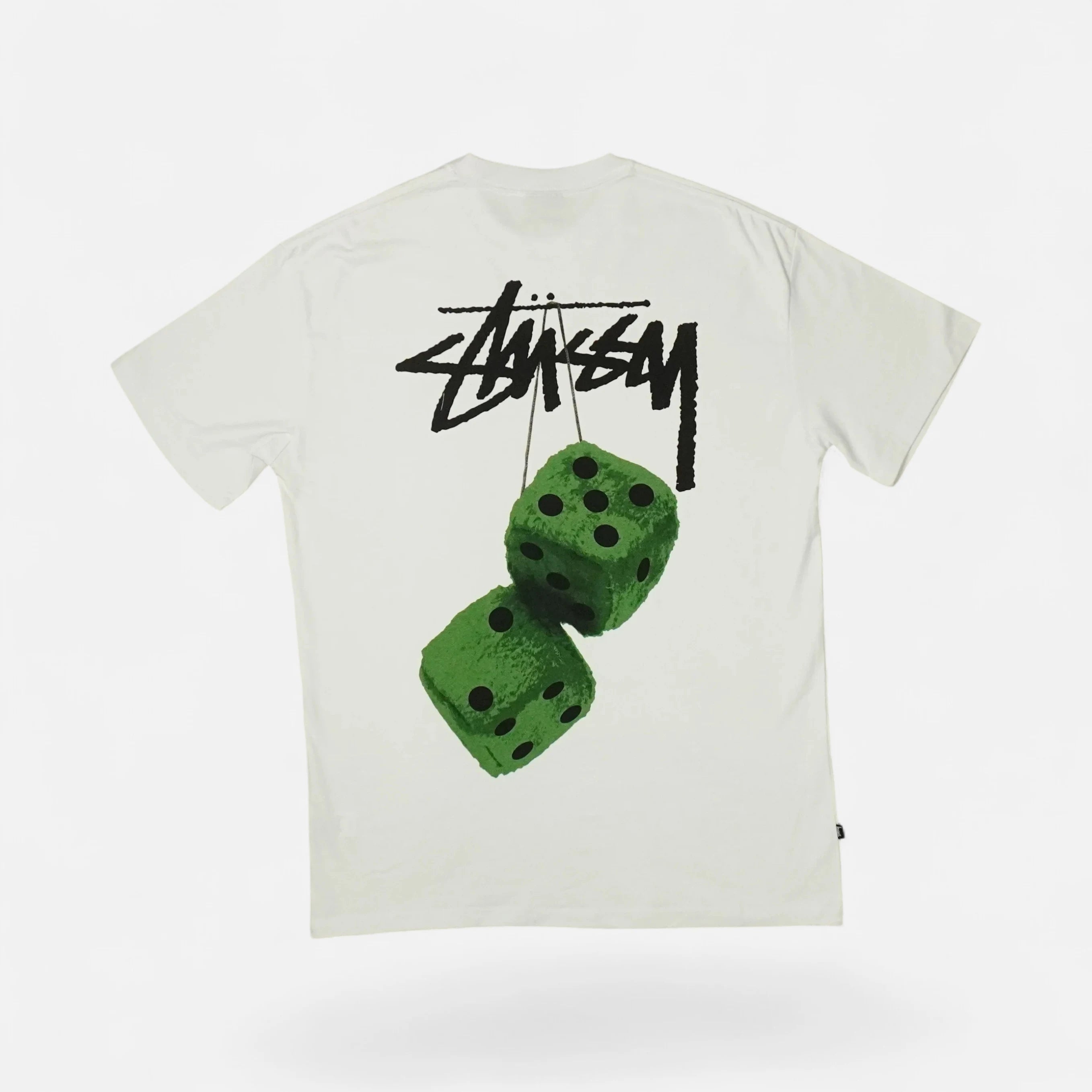 Stüssy White Green Dice T-shirt