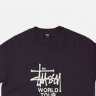 Stüssy Purple World Tour T-shirt