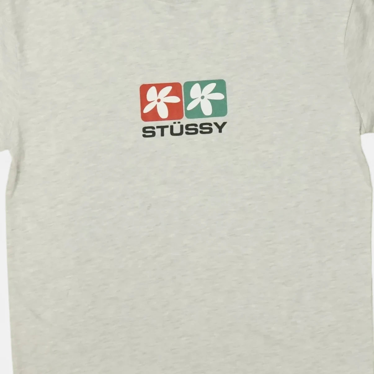 Stüssy Grey Flower T-shirt