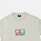 Stüssy Grey Flower T-shirt