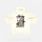 Stussy Beige Graphic Hoodie