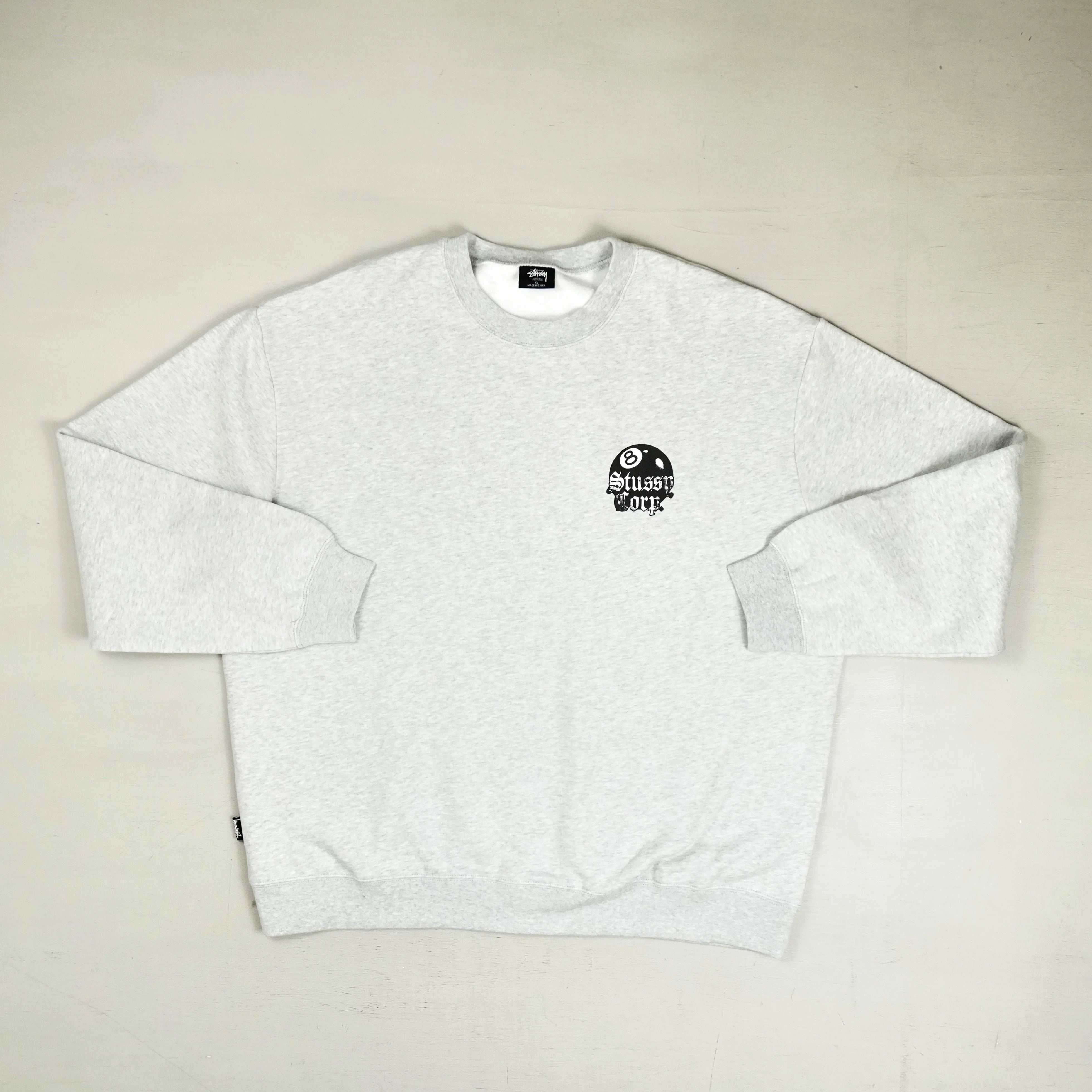 Stüssy Grey Crewneck sweatshirt