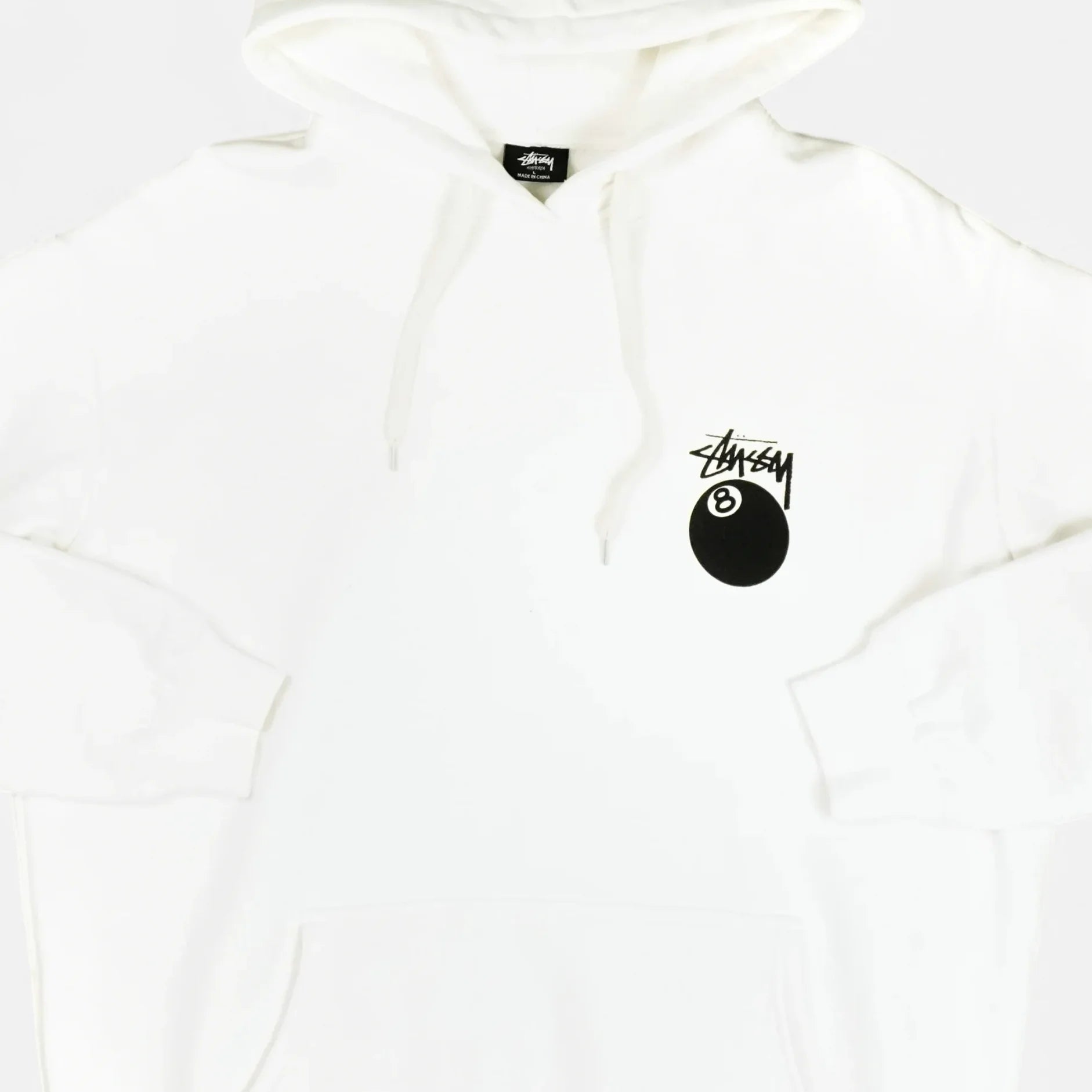 Stüssy White Hoodie