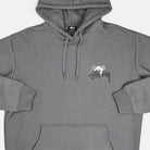 Stussy Grey Fallen Angel Hoodie