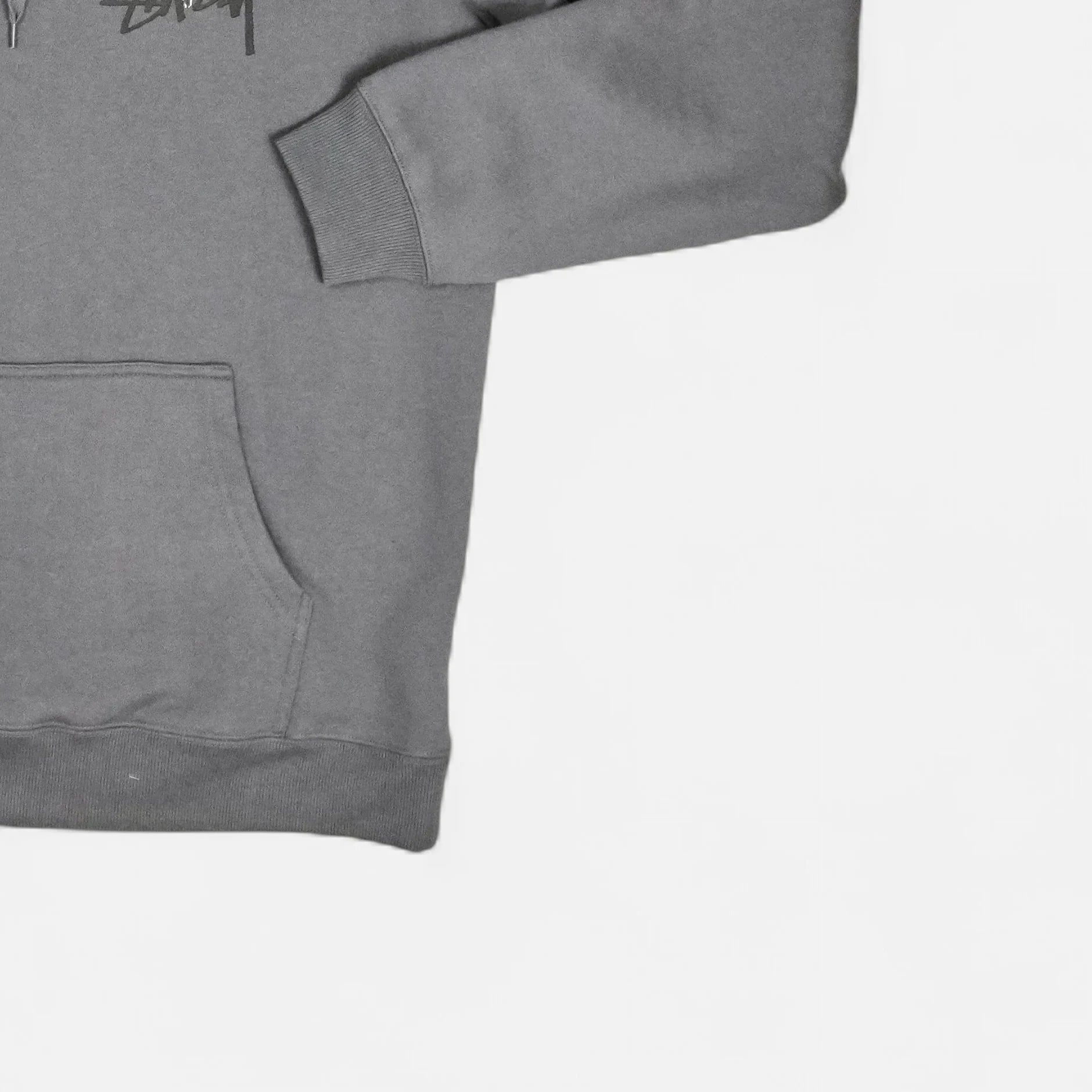 Stussy Grey Fallen Angel Hoodie