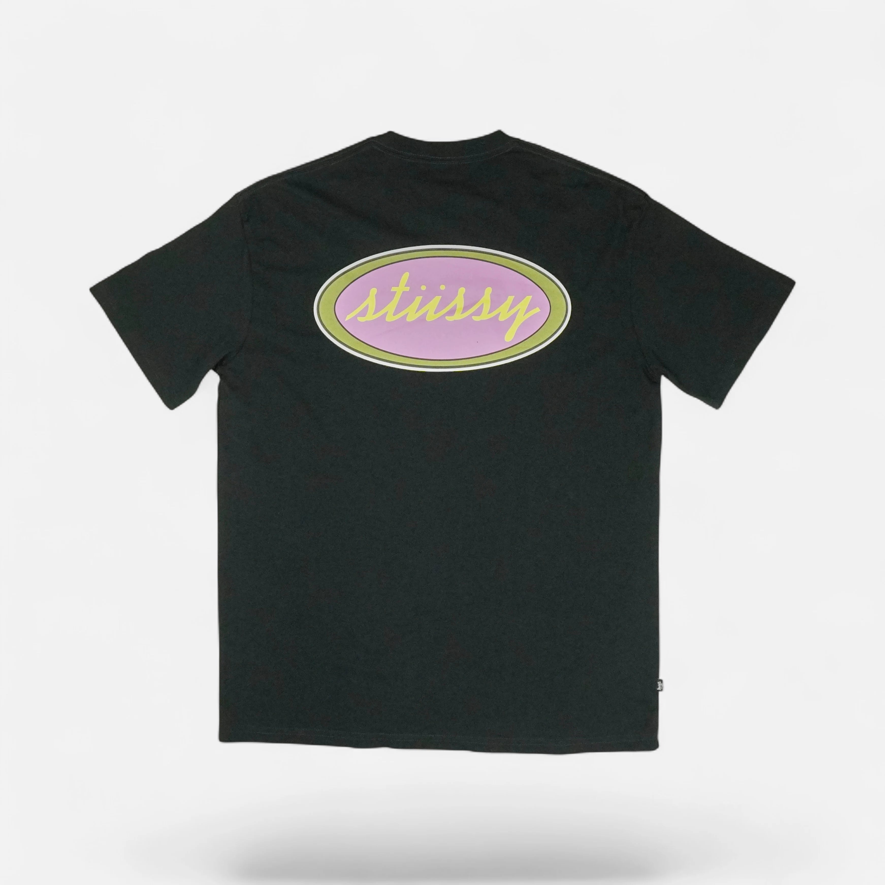 Stussy Black Purple Graphic T-shirt