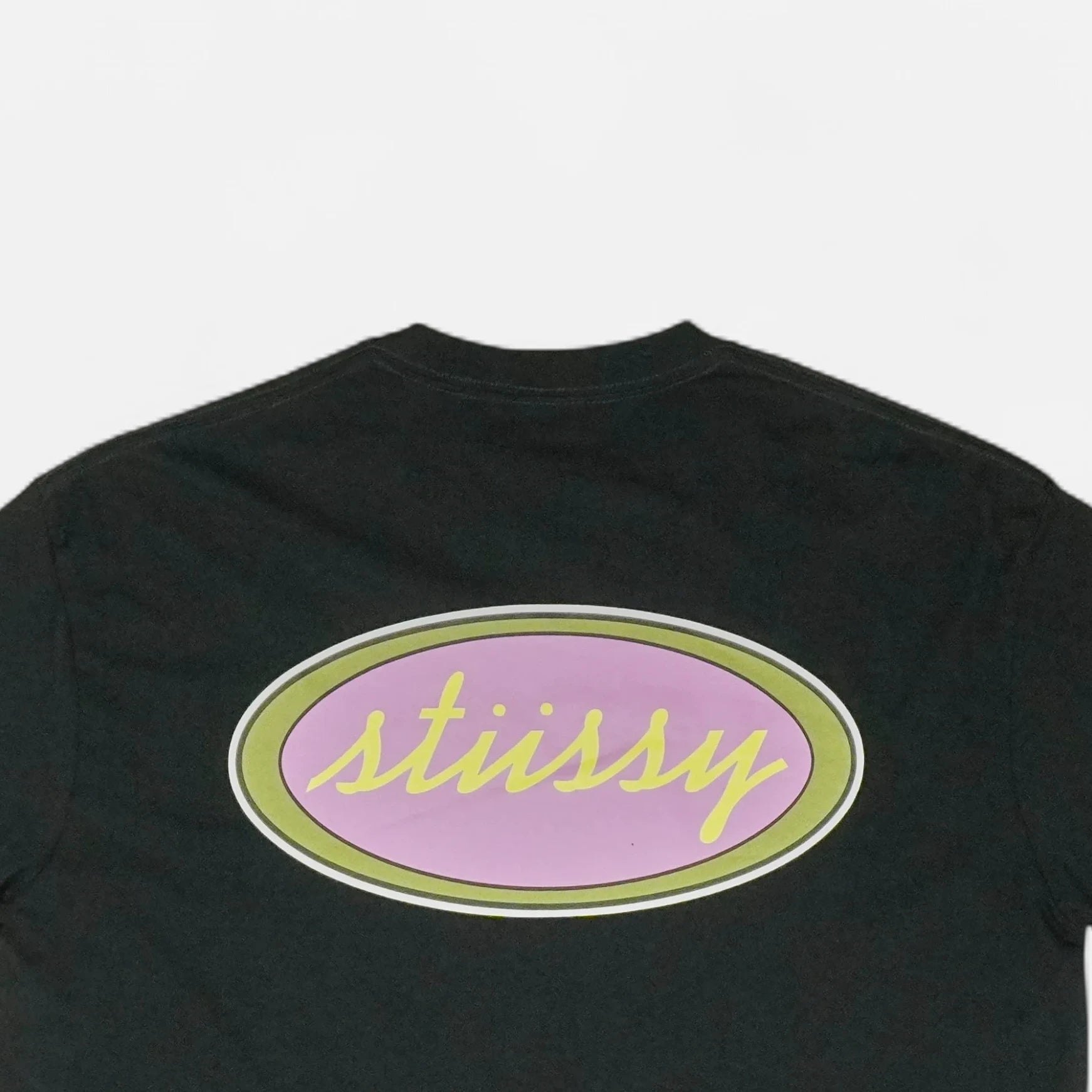 Stussy Black Purple Graphic T-shirt