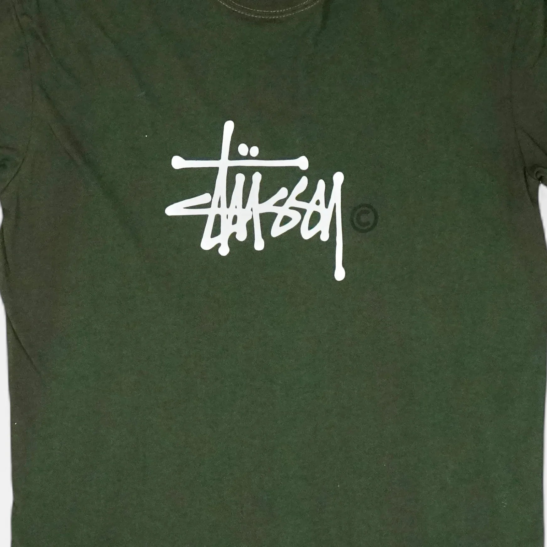 Stussy Green Graphic T-shirt