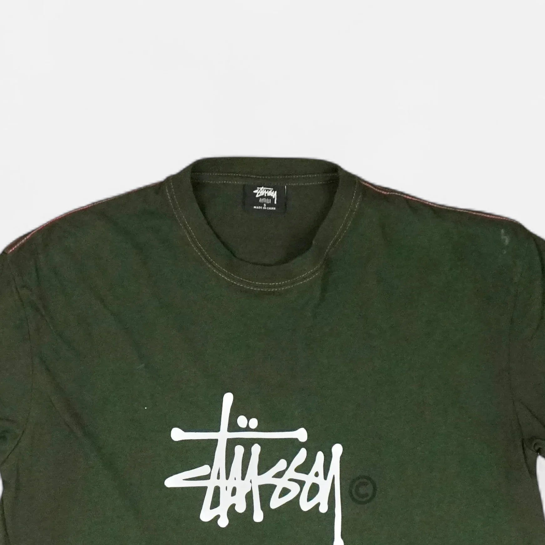 Stussy Green Graphic T-shirt