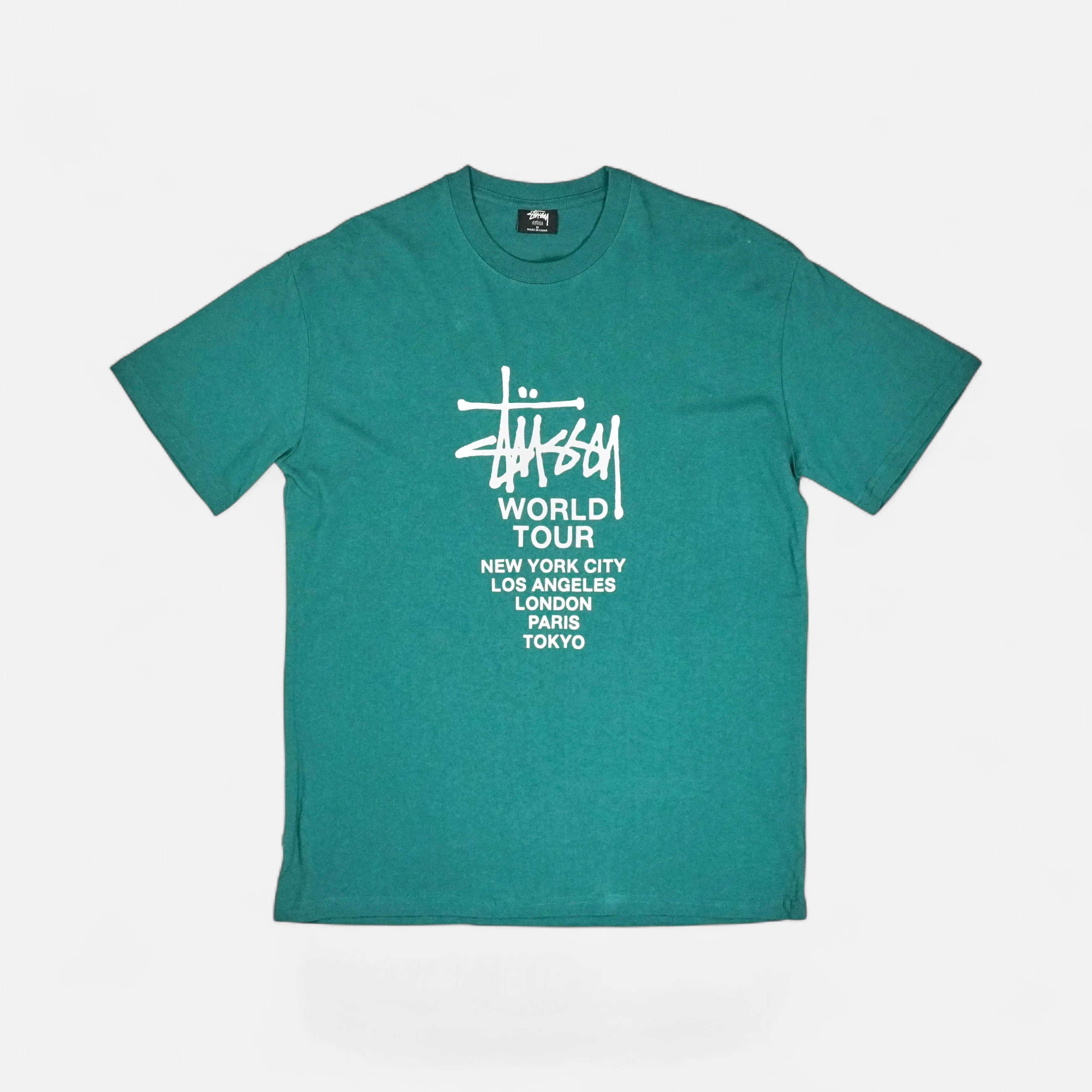 Stussy Green Graphic T-shirt