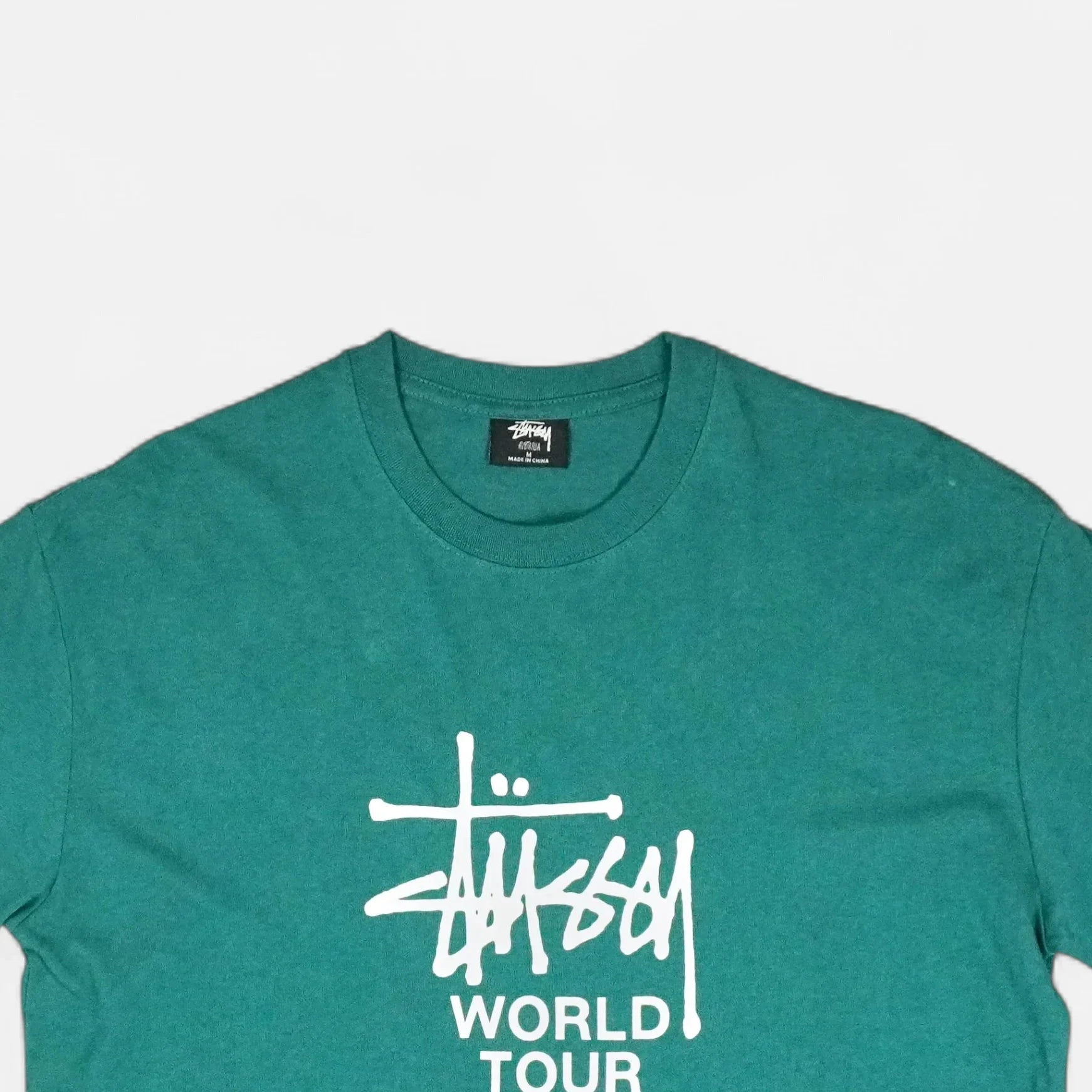 Stussy Green Graphic T-shirt