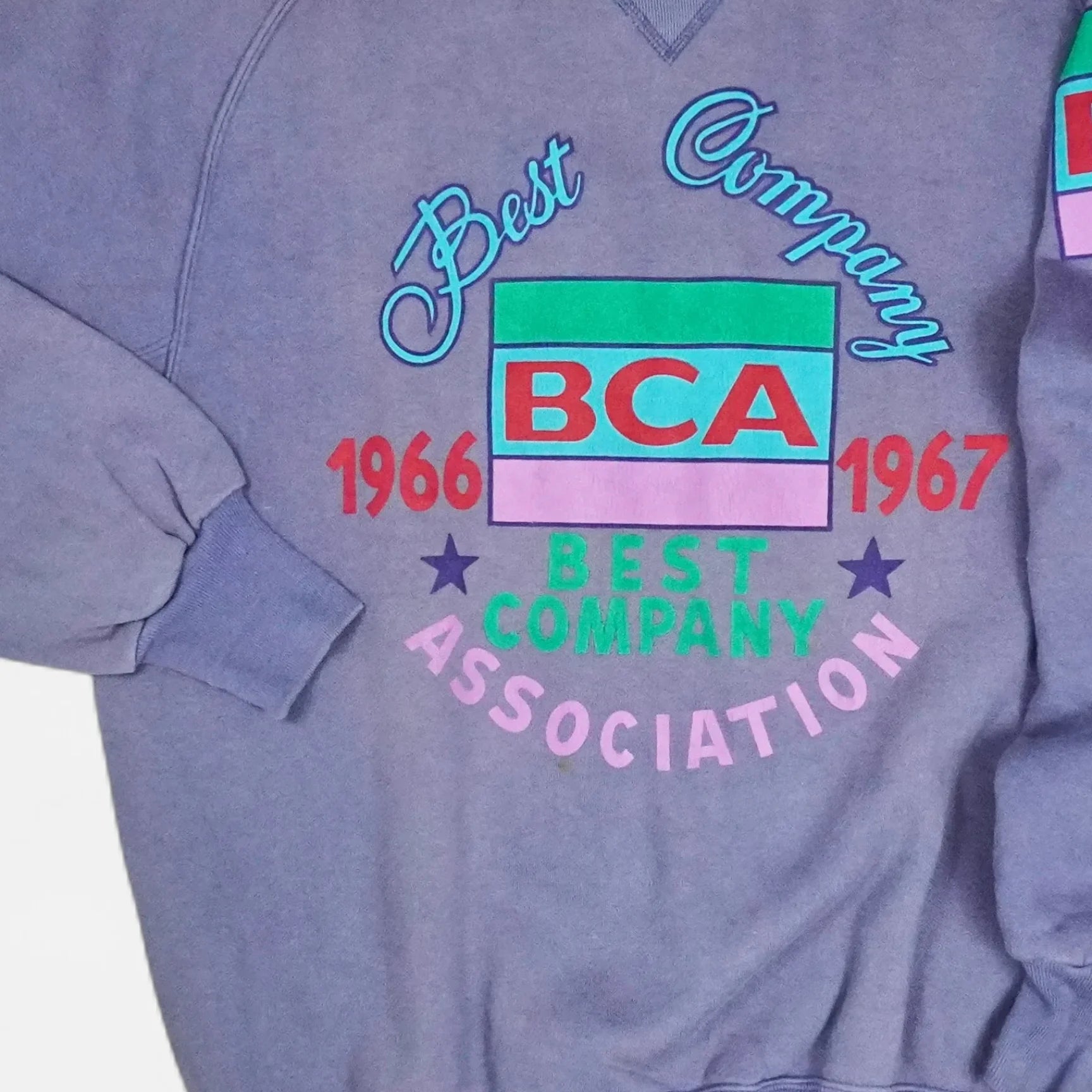 Vintage Best Company Purple Sweatshirt (L)
